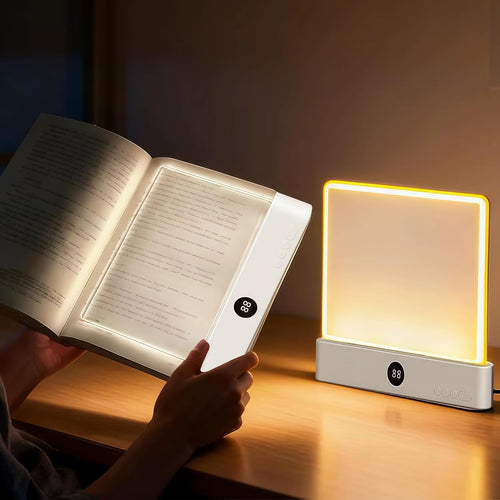 1Pc LED Flat Panel Night Vision Reading Light Eye Protection Reading Light Student Night Light Creative LED Book Eye Care Light